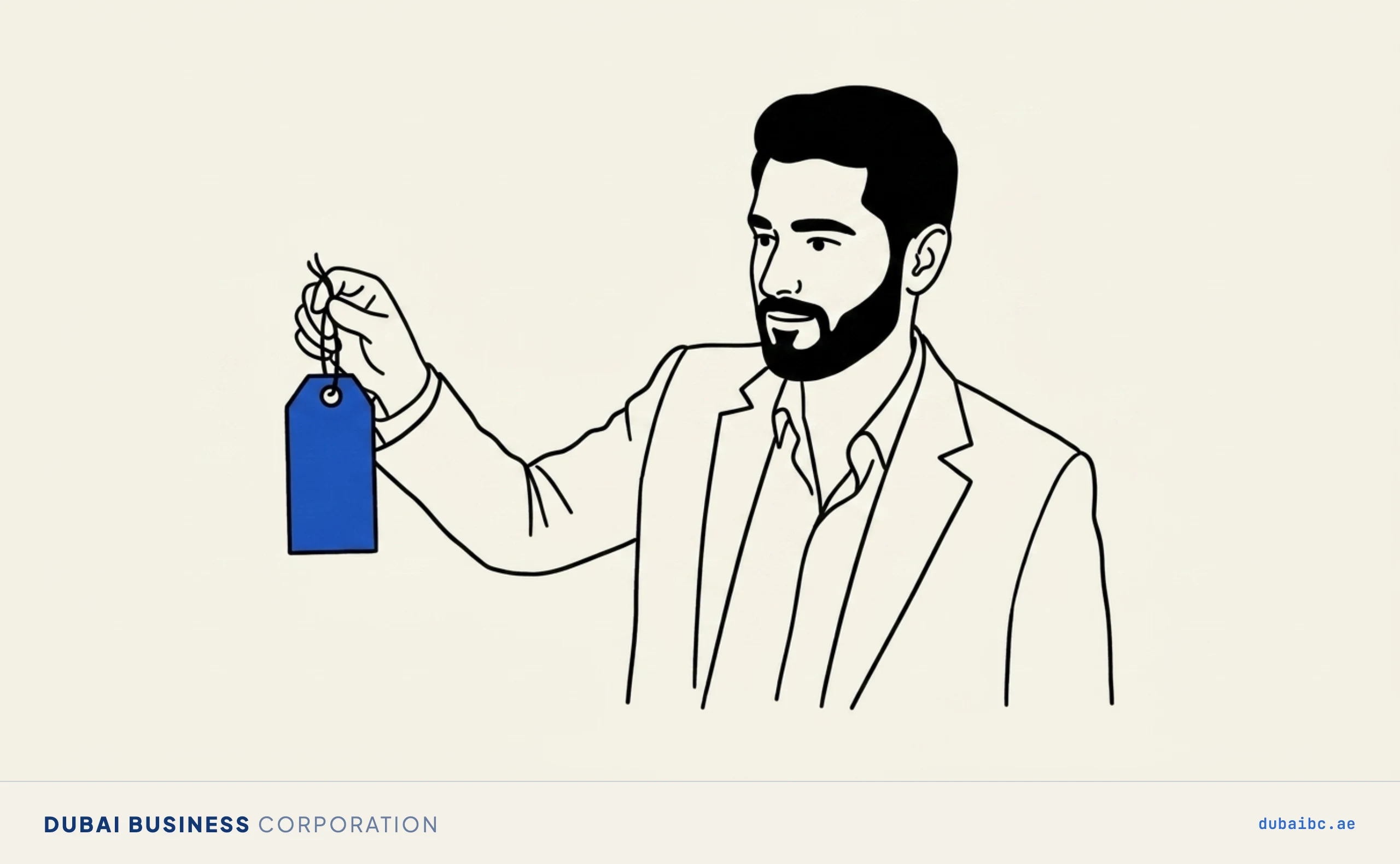 Ali checks a blank price tag for amendment cost.