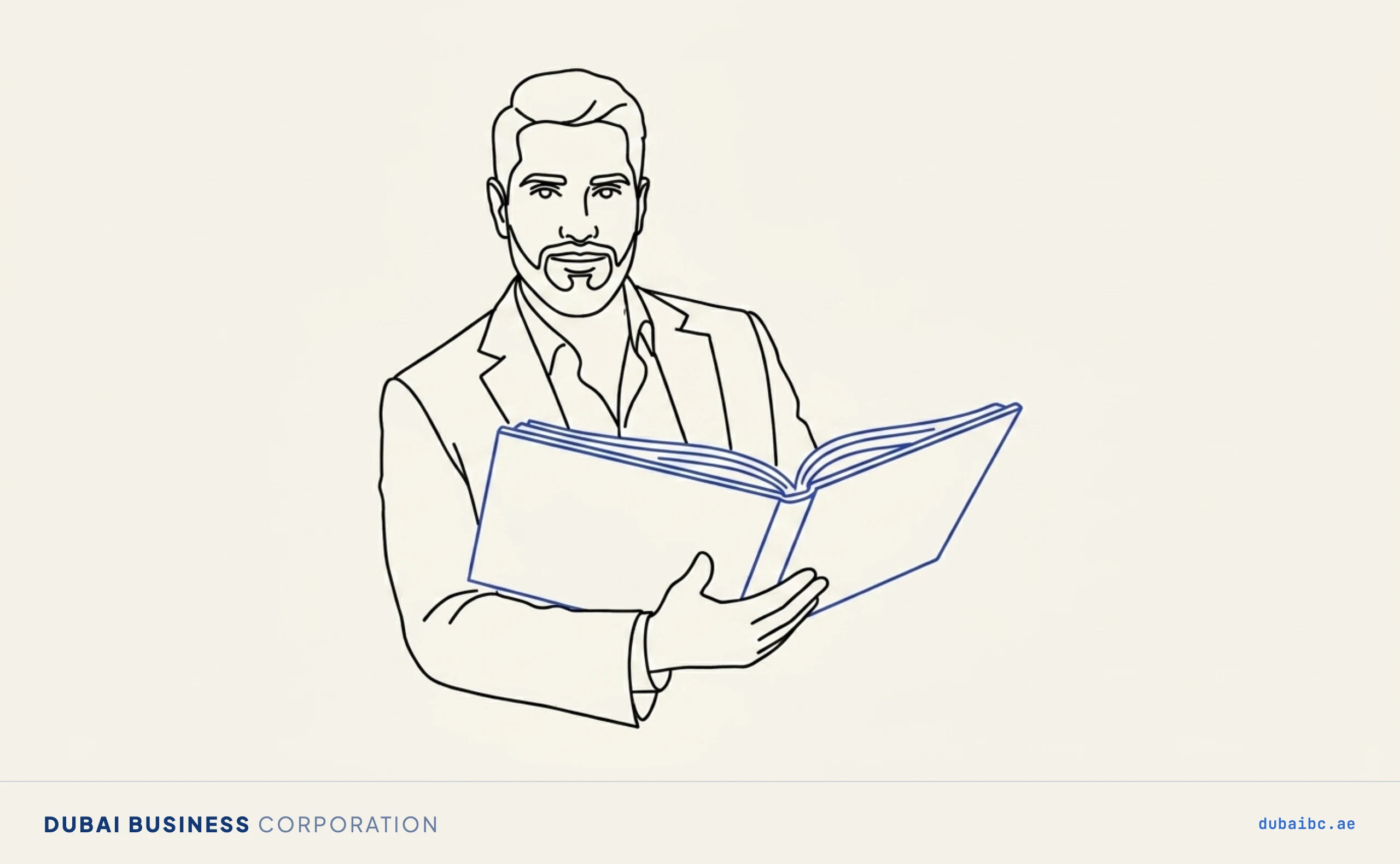Ali holds a ledger, bookkeeping under tax.
