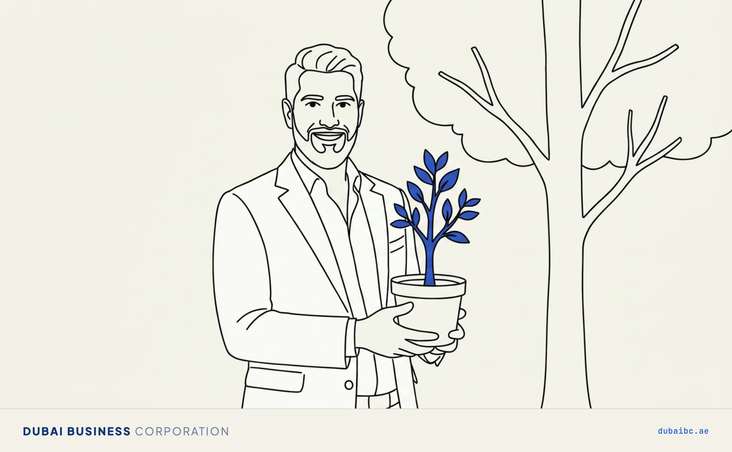 Ali with a sapling, what a subsidiary is
