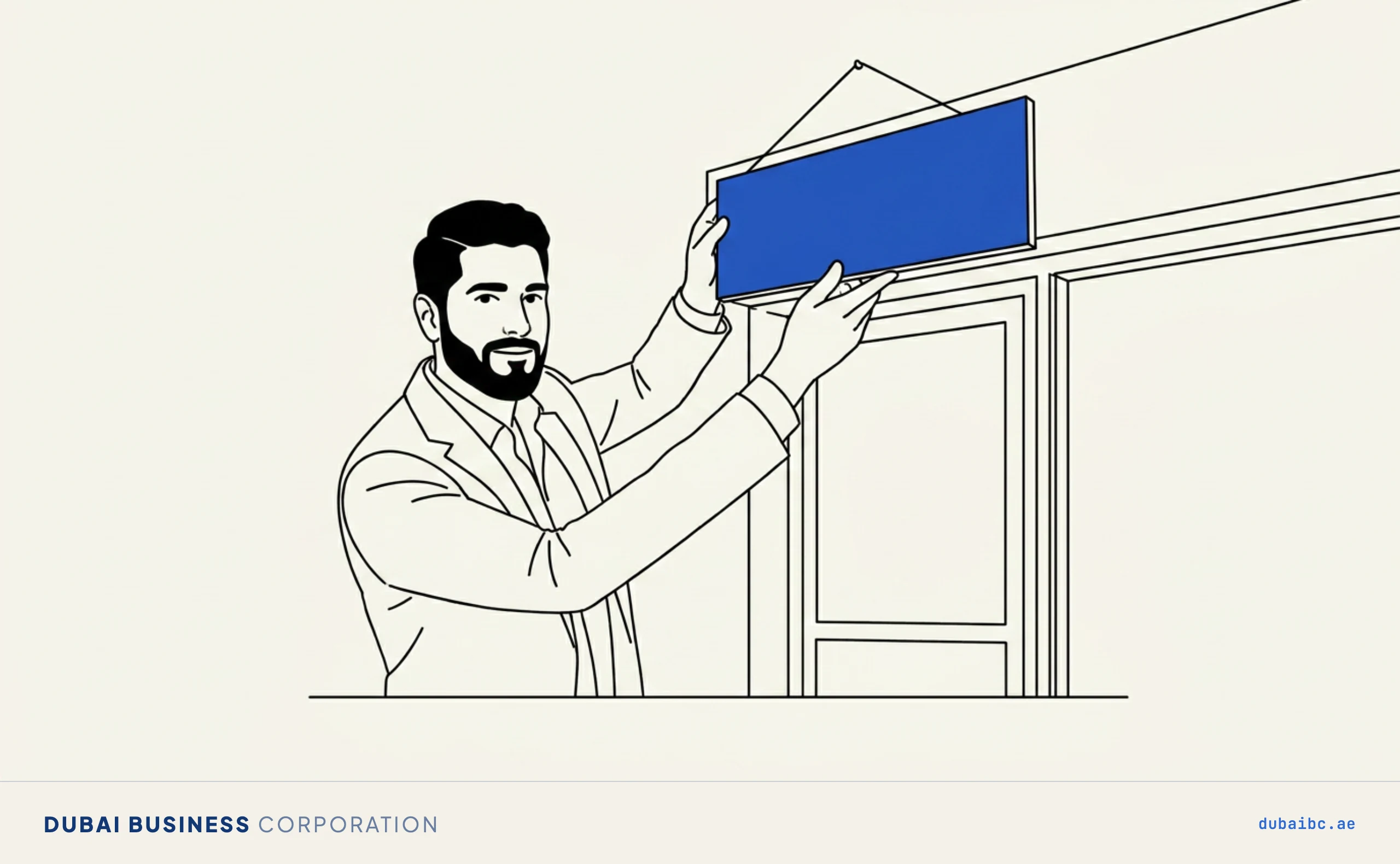 Ali hanging a nameplate, why the trade name matters