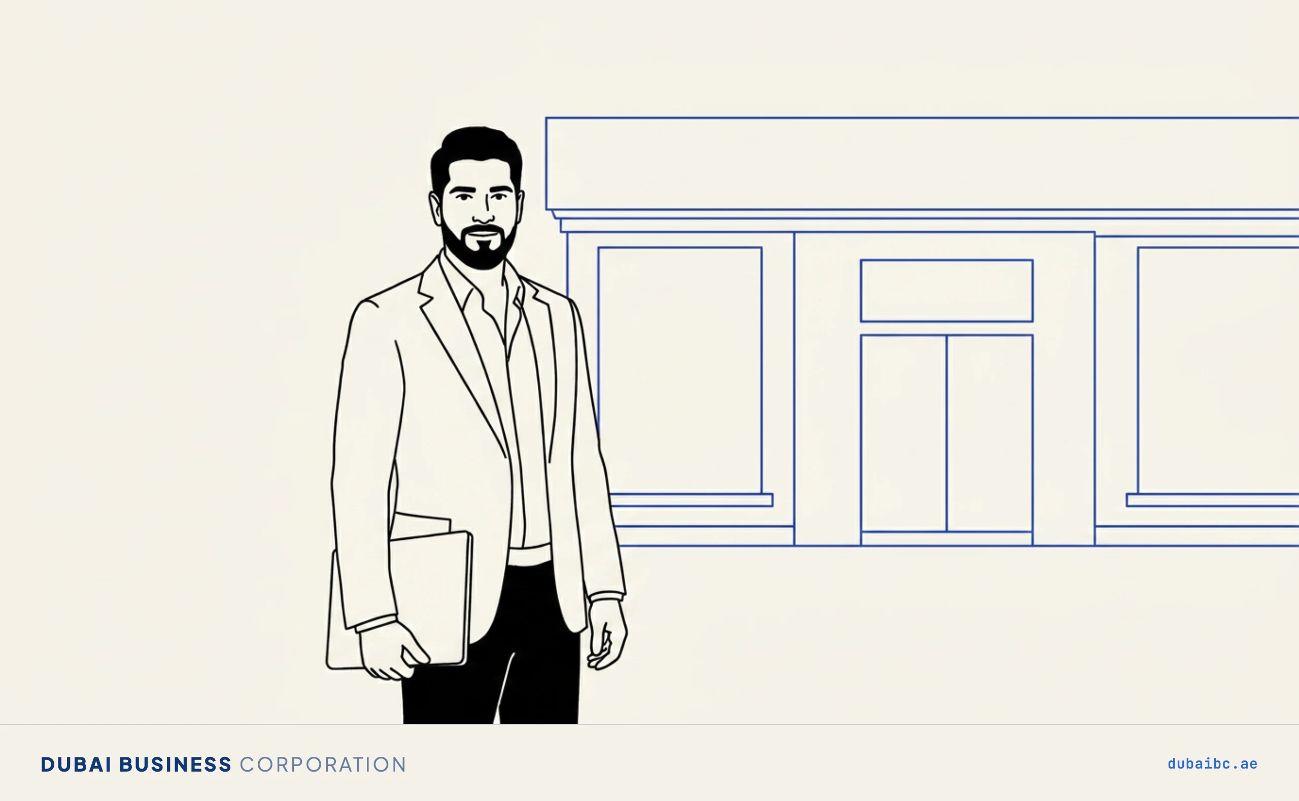 Ali outside a bank, banking a consultancy