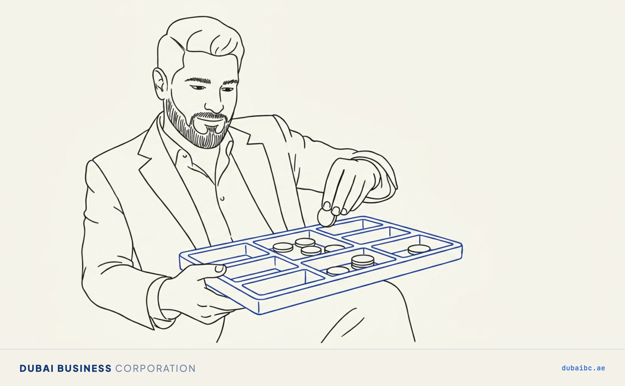 Ali sorts tokens into a tray, VARA categories.