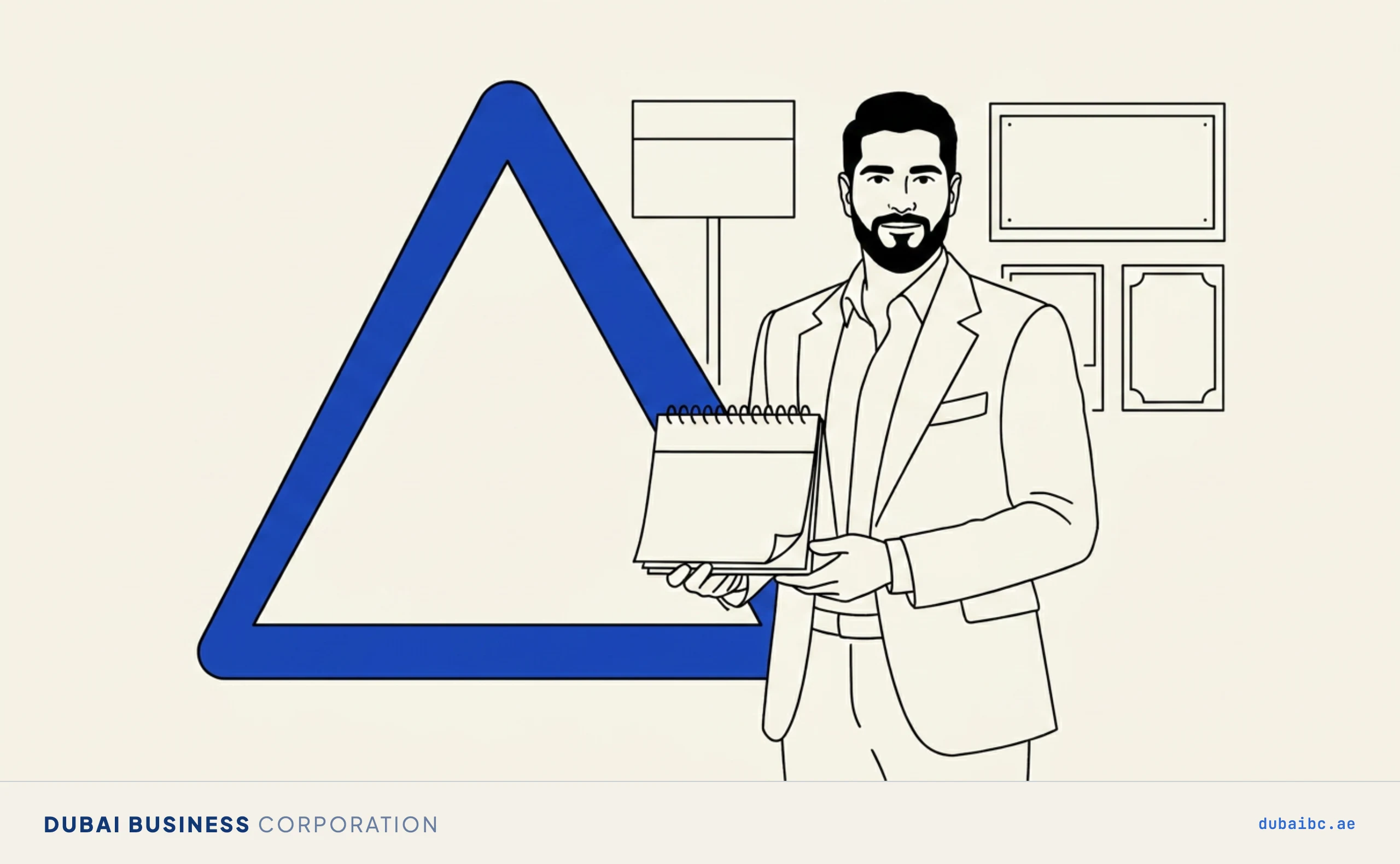 Ali by a warning triangle, the registration penalty