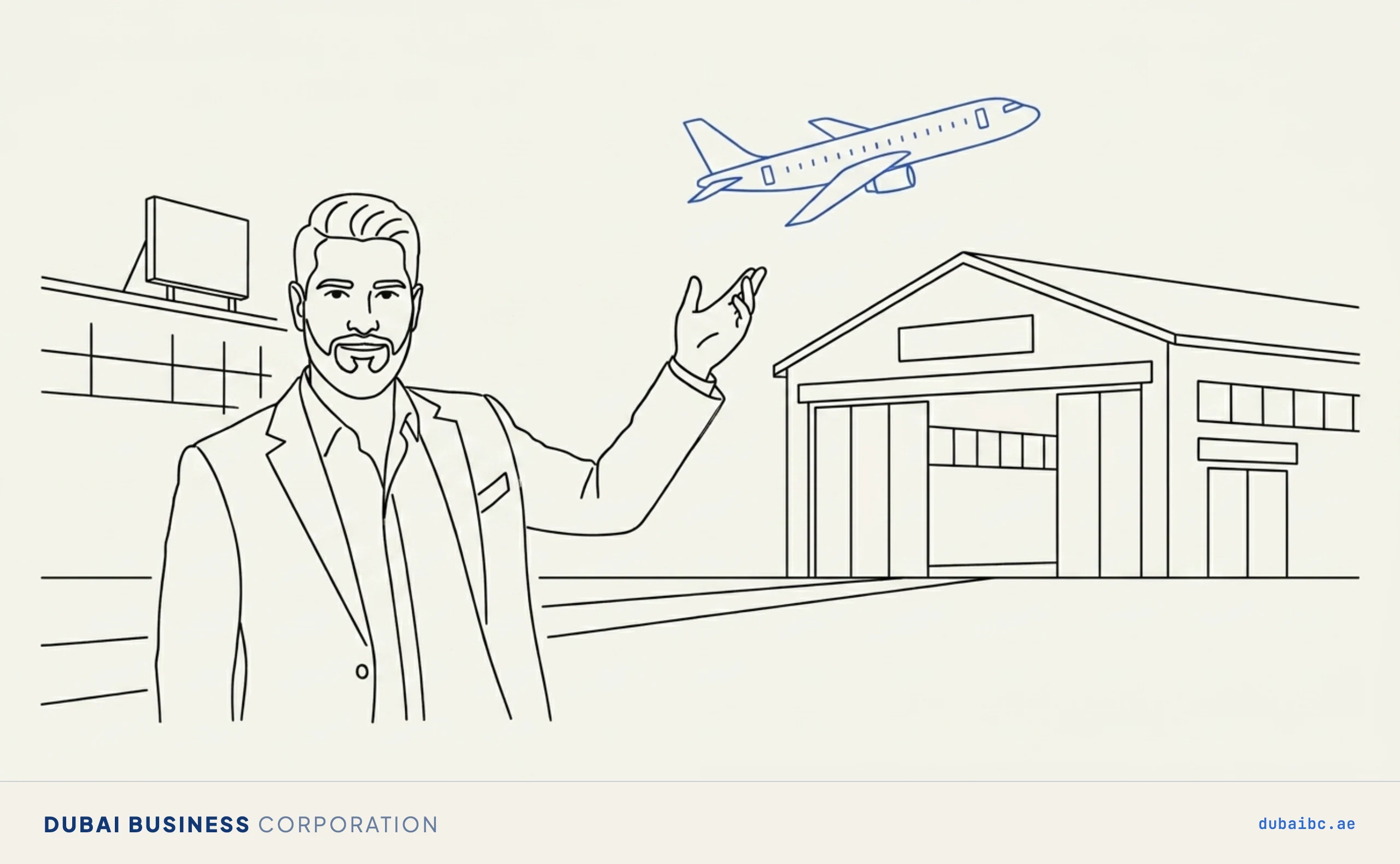 Ali by an aeroplane, what DAFZA is