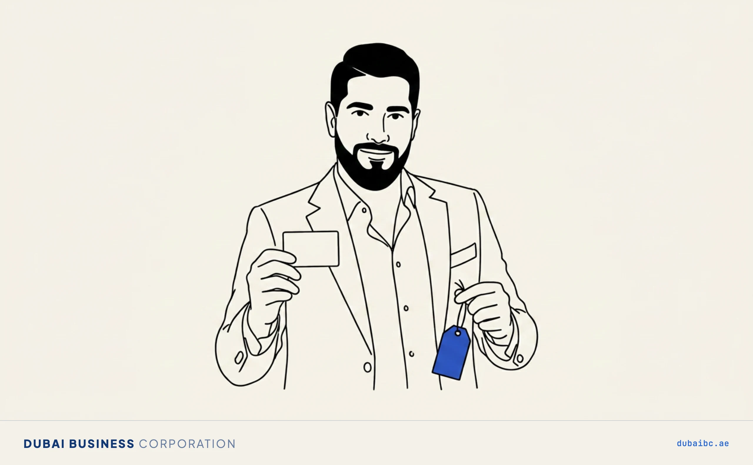 Ali holding a card and tag, number versus card