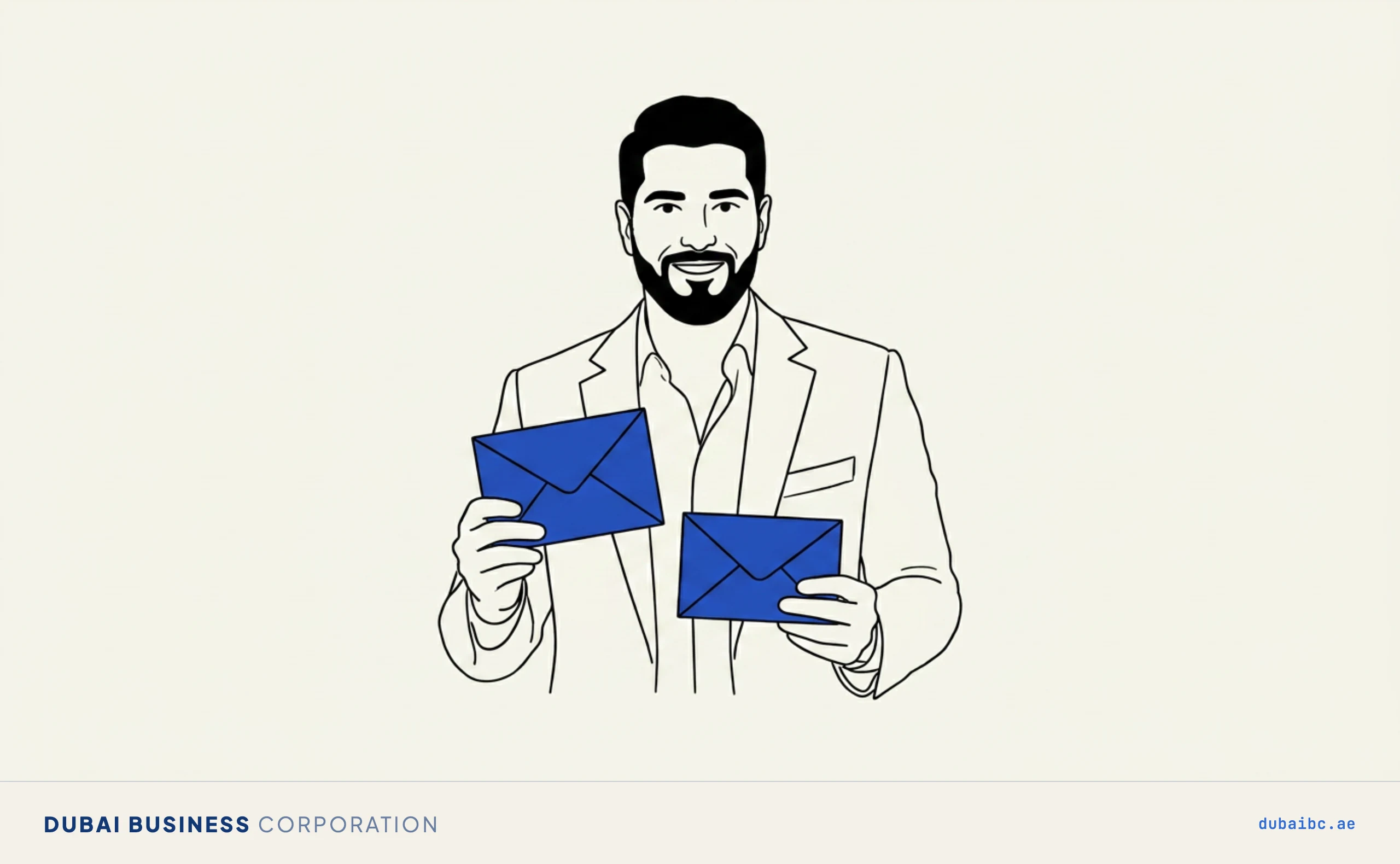 Ali holding two envelopes, notification versus report