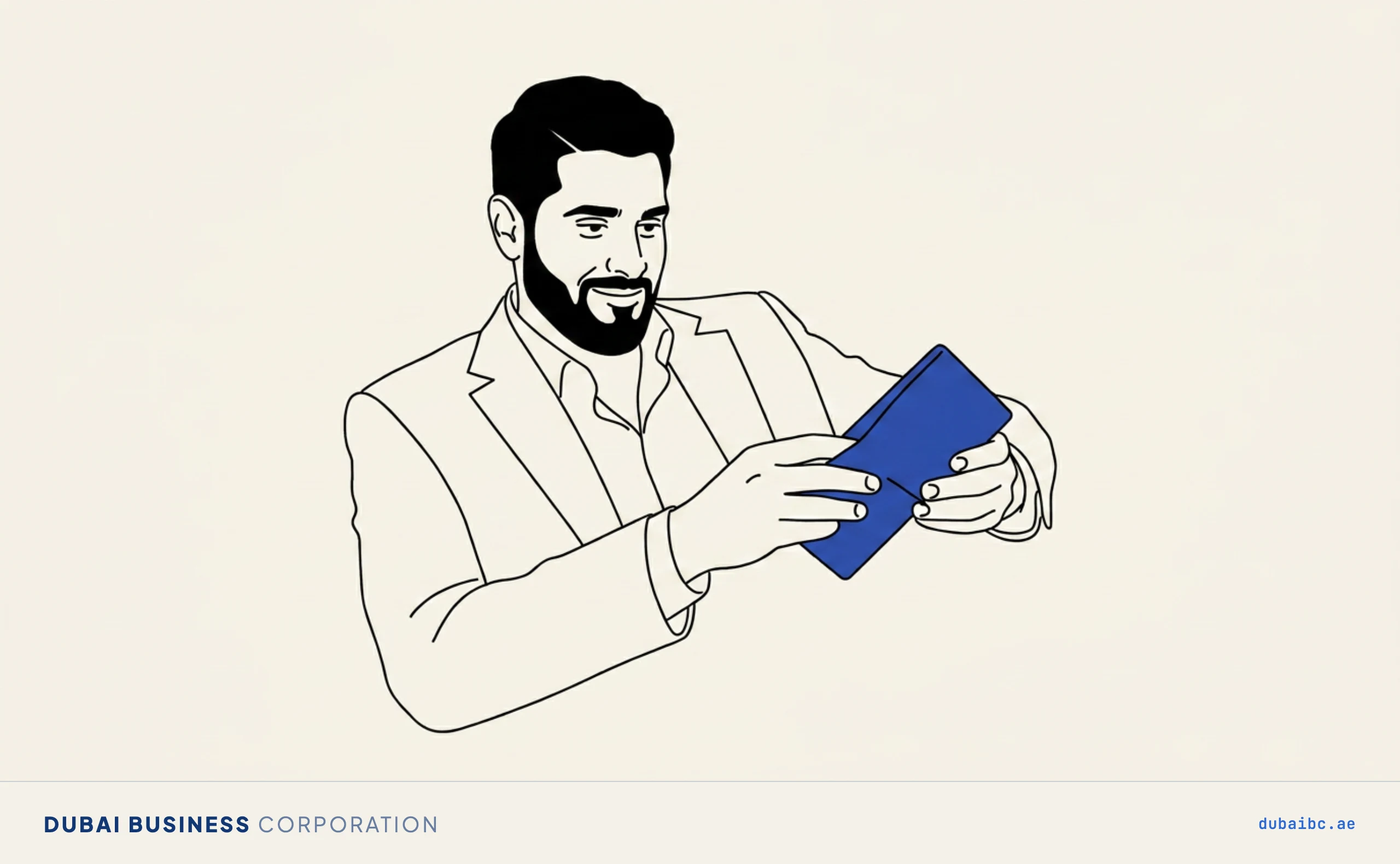 Ali opens a wallet, the saving.