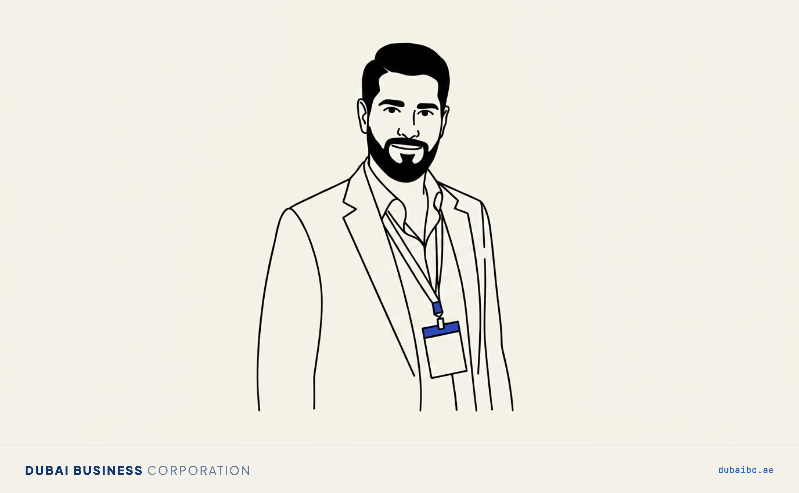 Ali wears a permit badge, freelancing.
