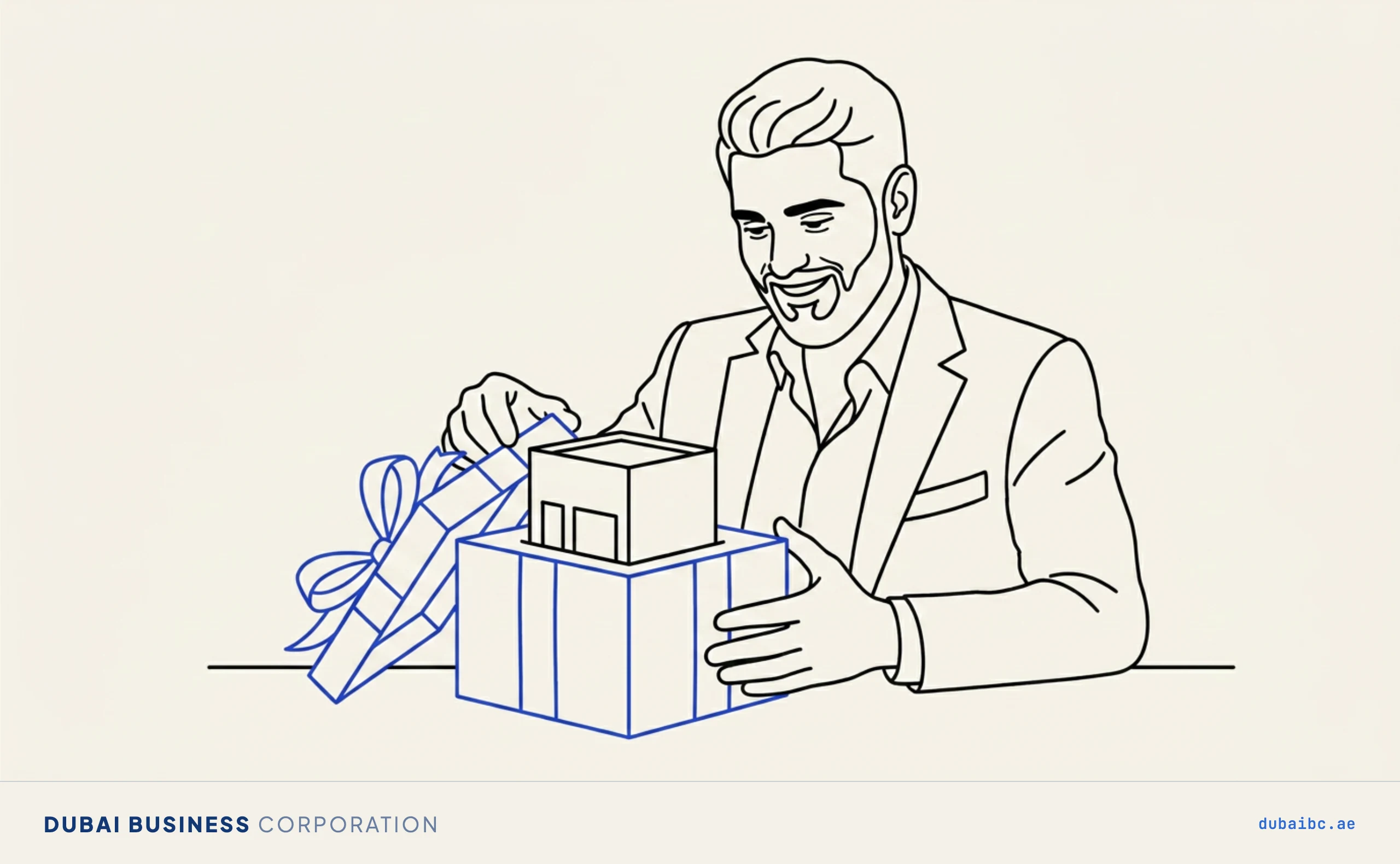 Ali opening a box, what every free zone gives you