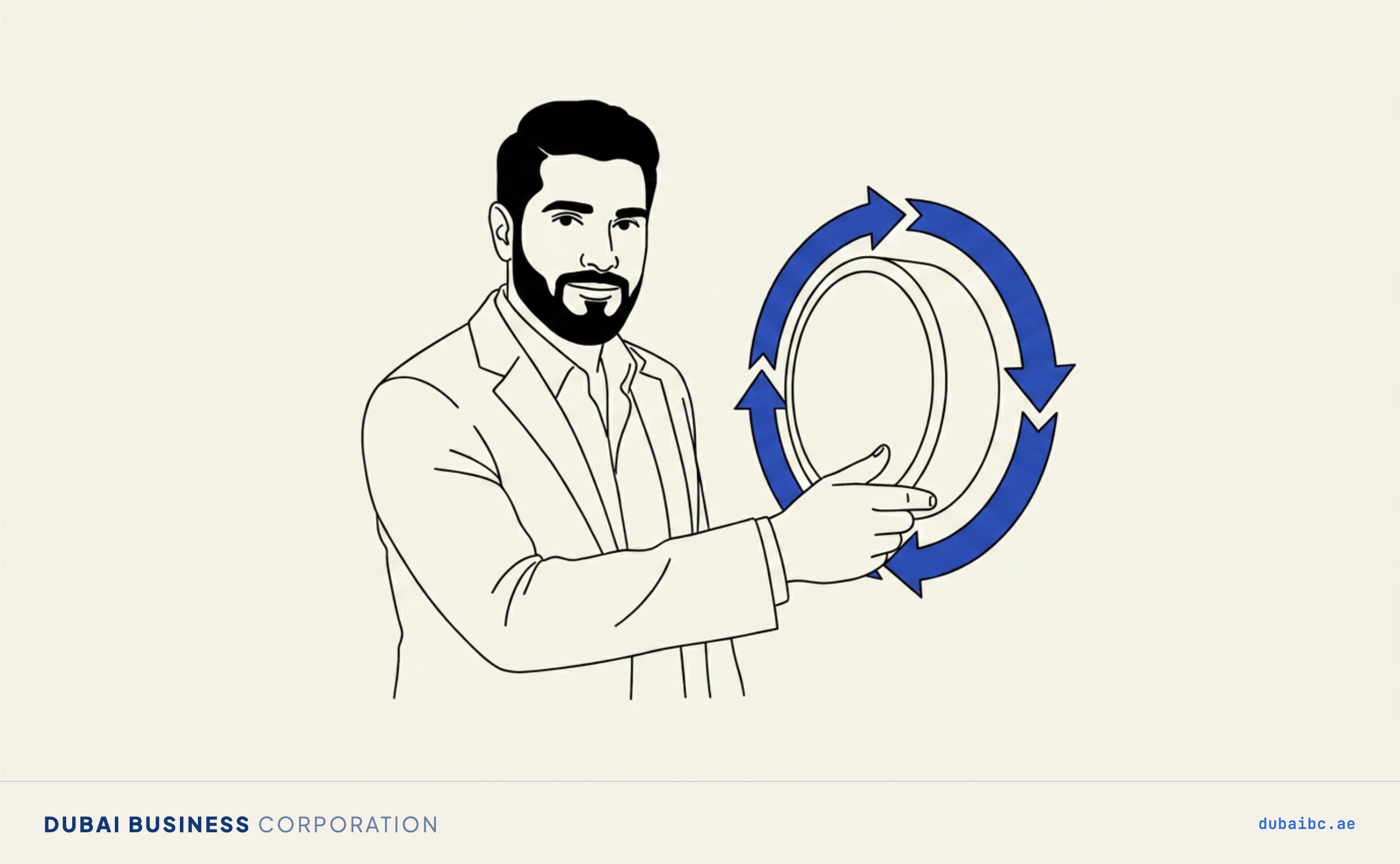 Ali turns a cycle dial for recurring VAT returns.
