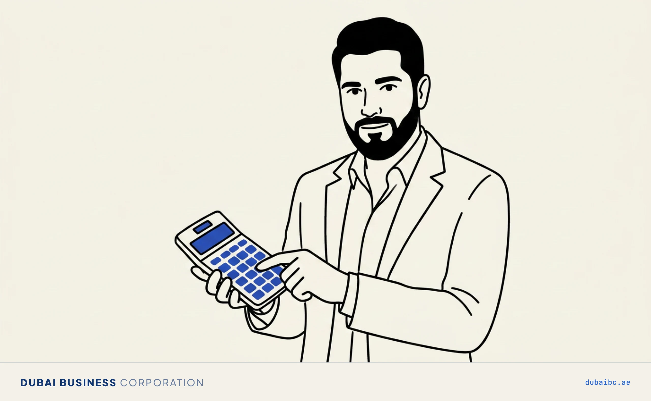 Ali uses a calculator, the gratuity formula.