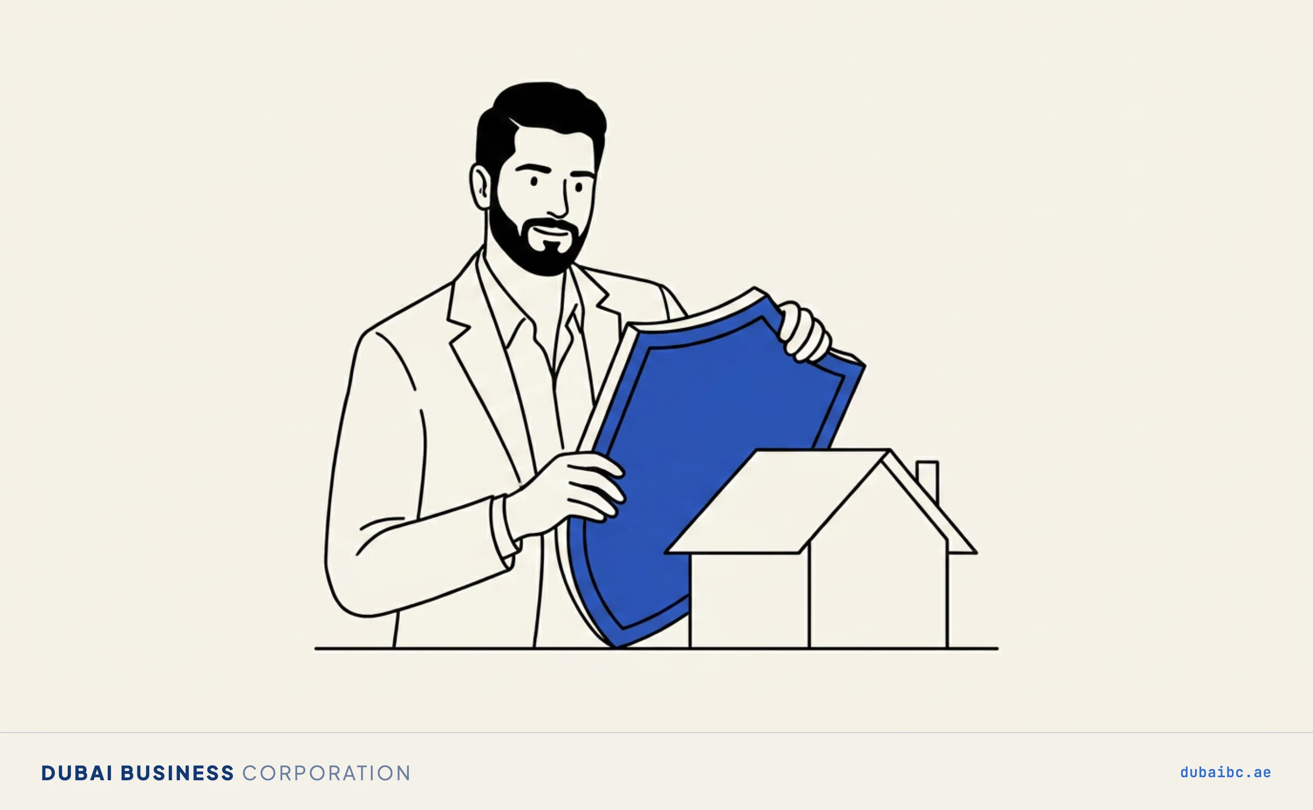 Ali with a shield over a house, what asset protection means