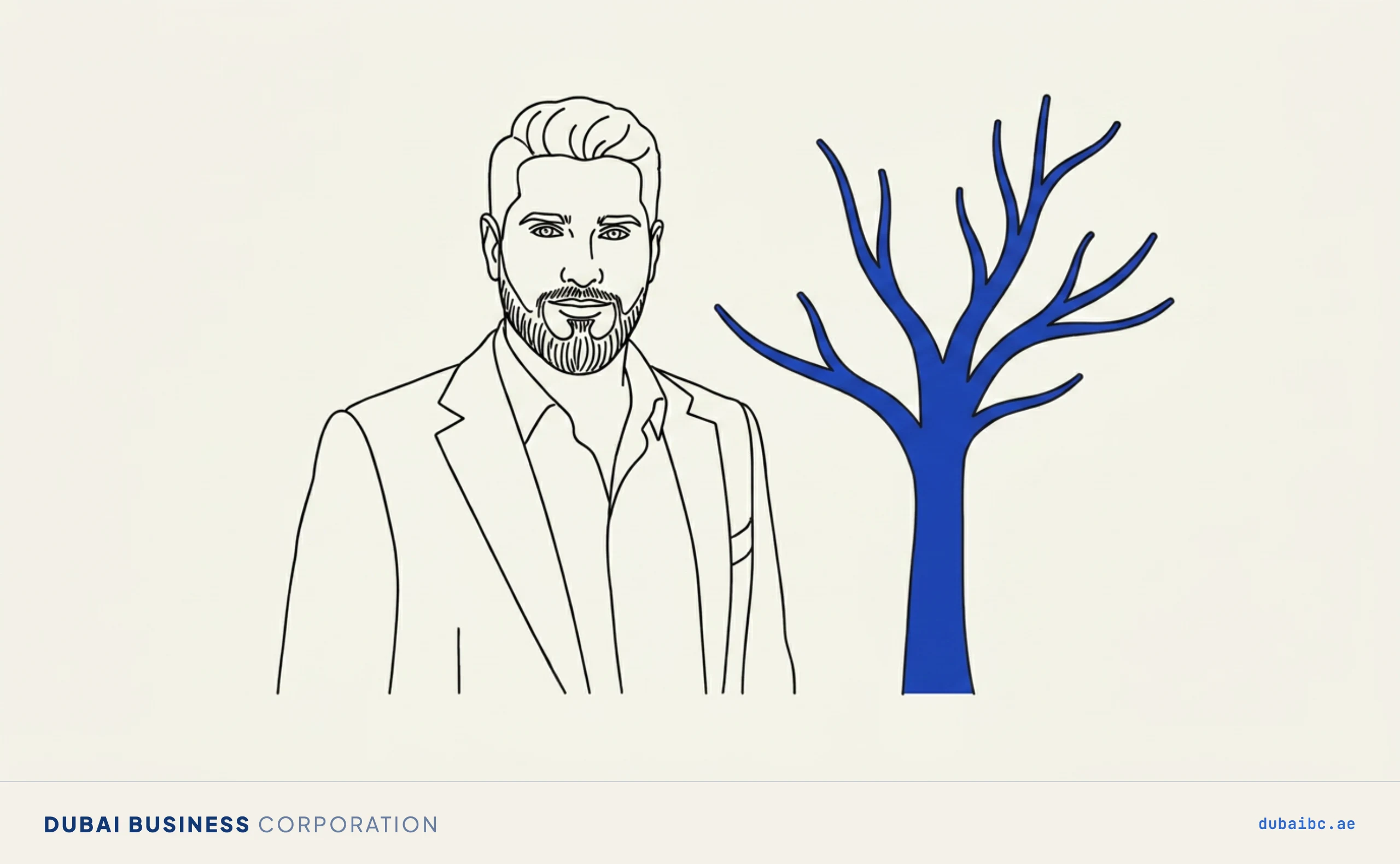Ali by a branching tree, one holding many subsidiaries