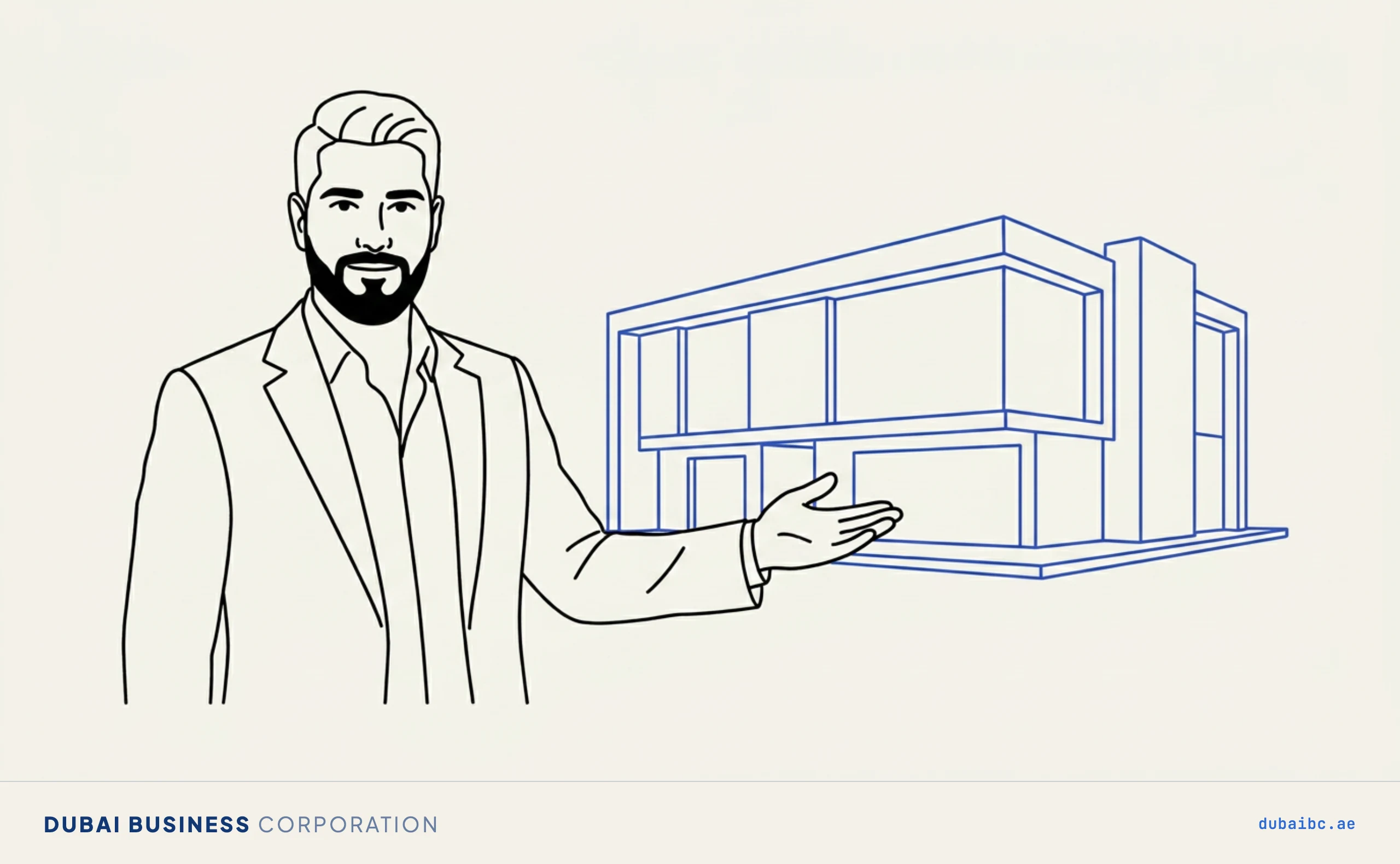 Ali presenting a building, what IFZA is