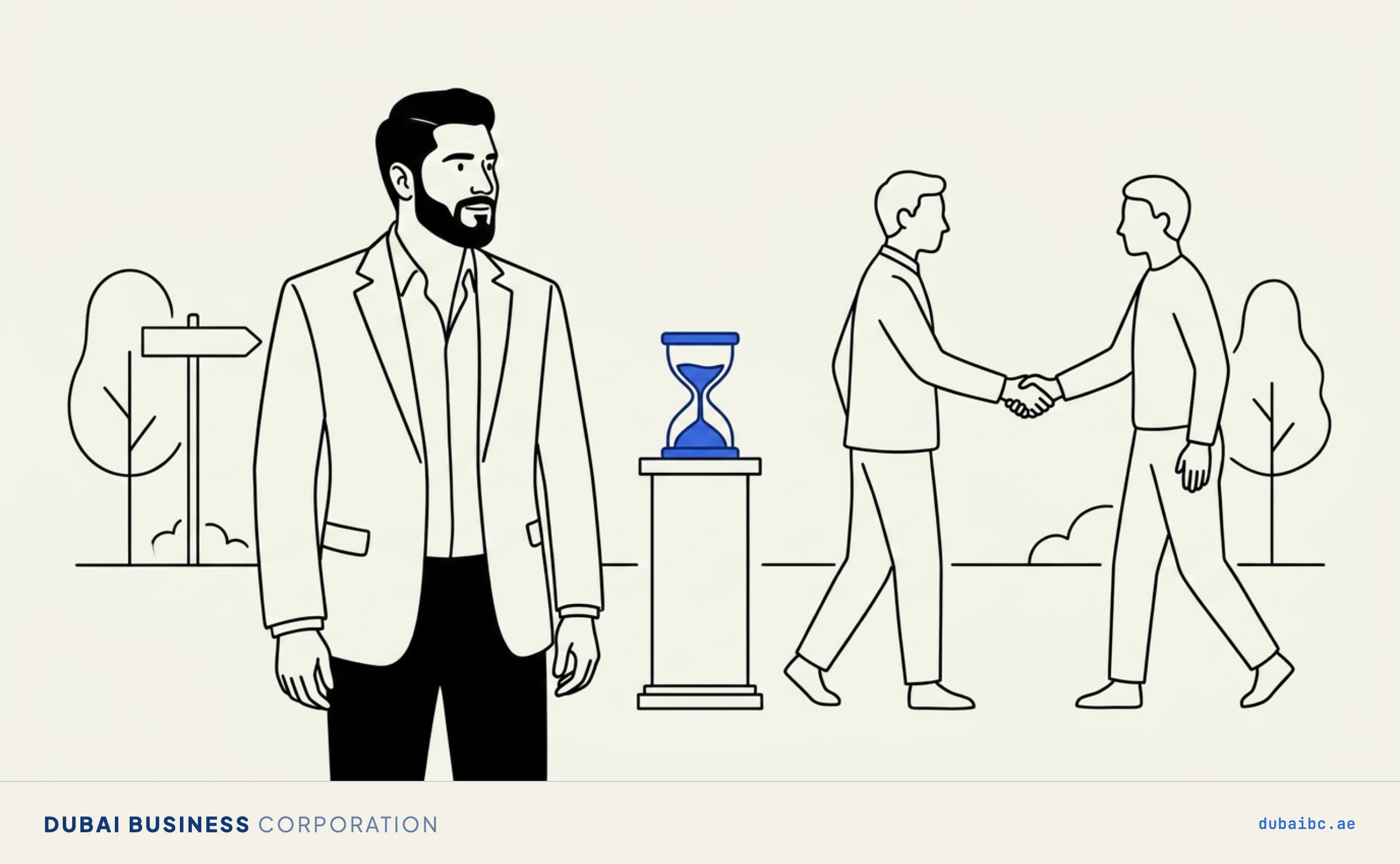 Ali with an hourglass, termination and notice