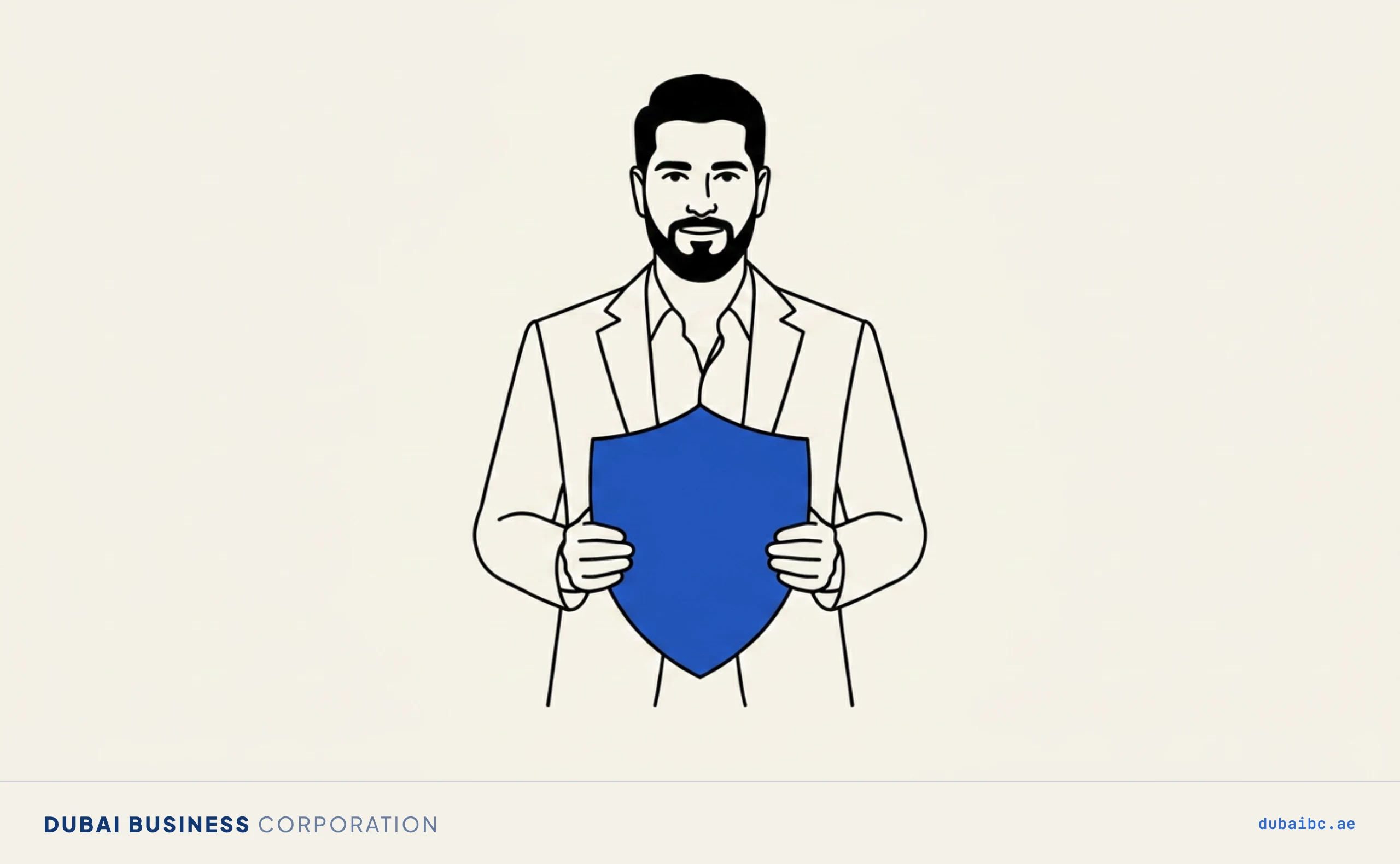 Ali with a shield, preventing a ban