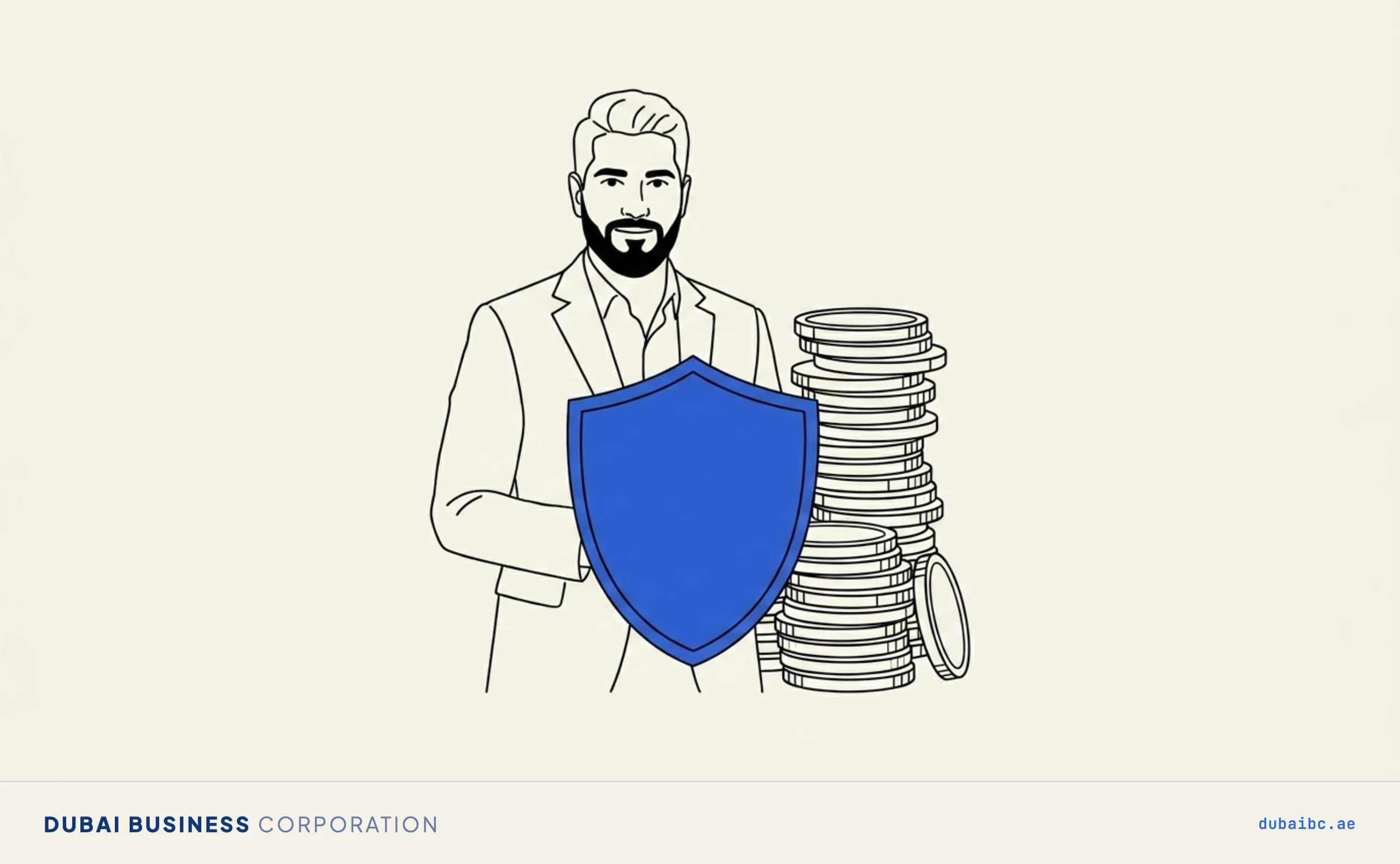Ali with a shield over coins, the liability question