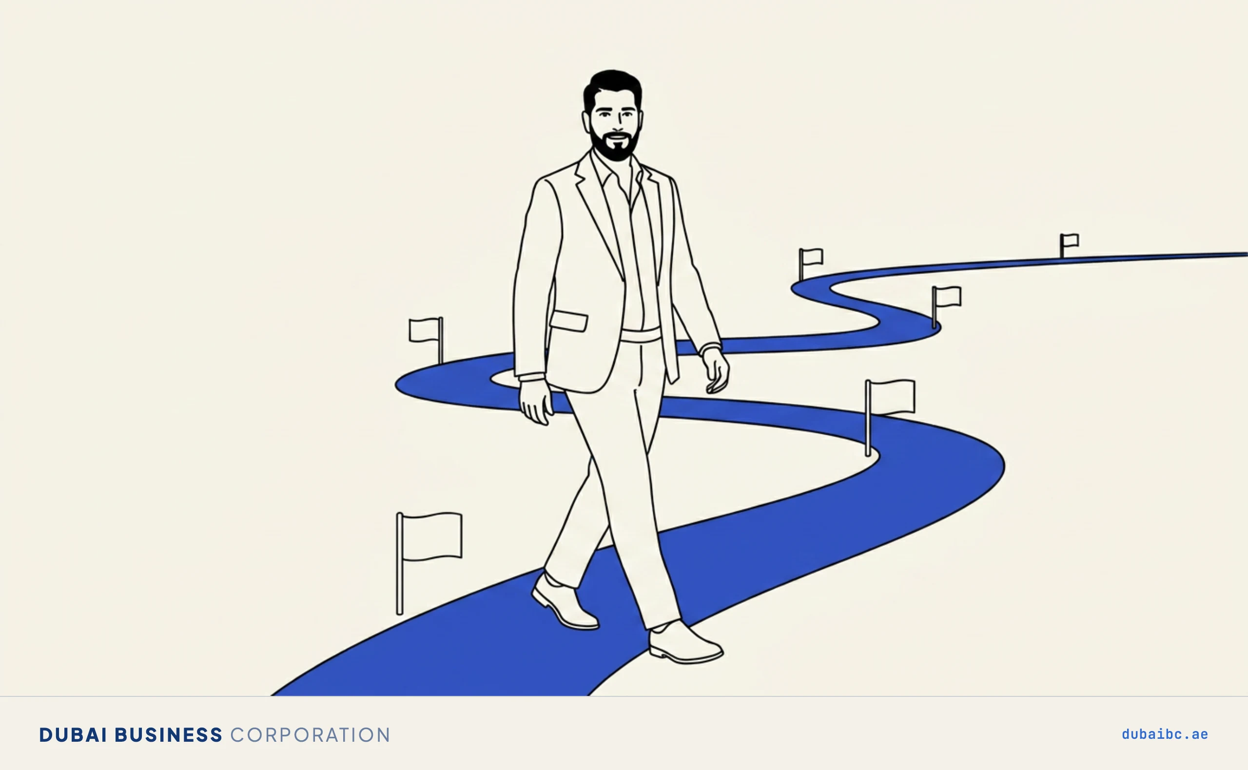 Ali walking a winding path, the setup process end to end