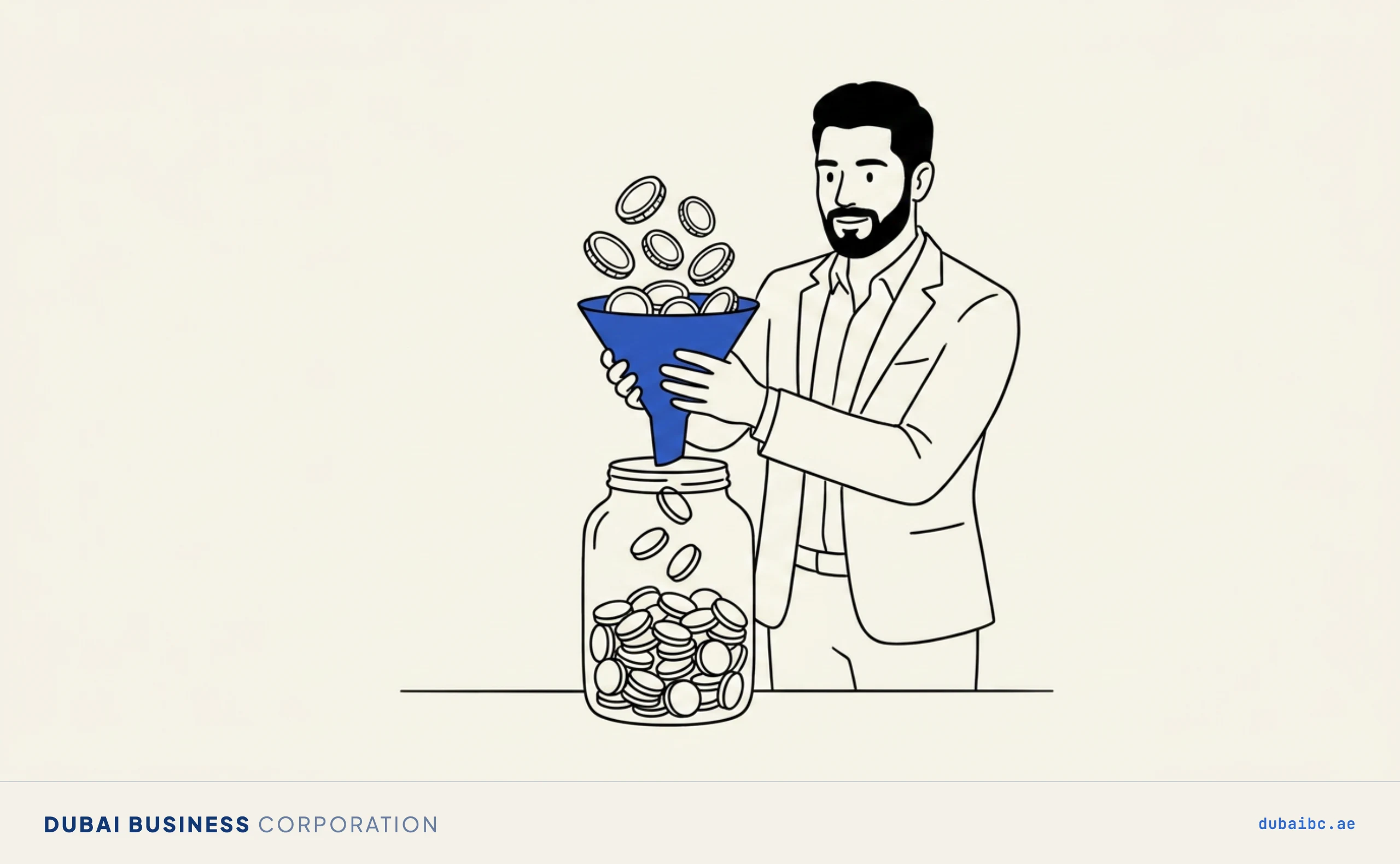 Ali pours through a funnel, taxable income.