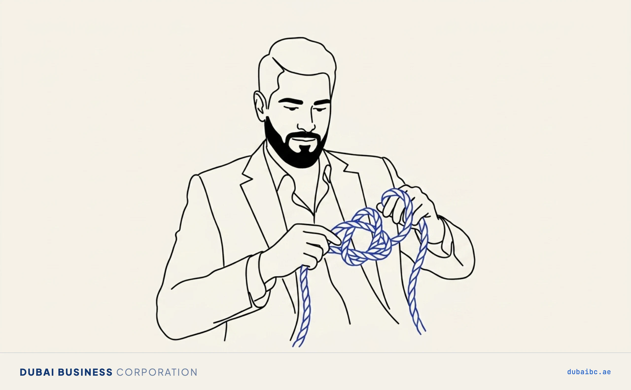 Ali untangles a knot, clearing misconceptions.