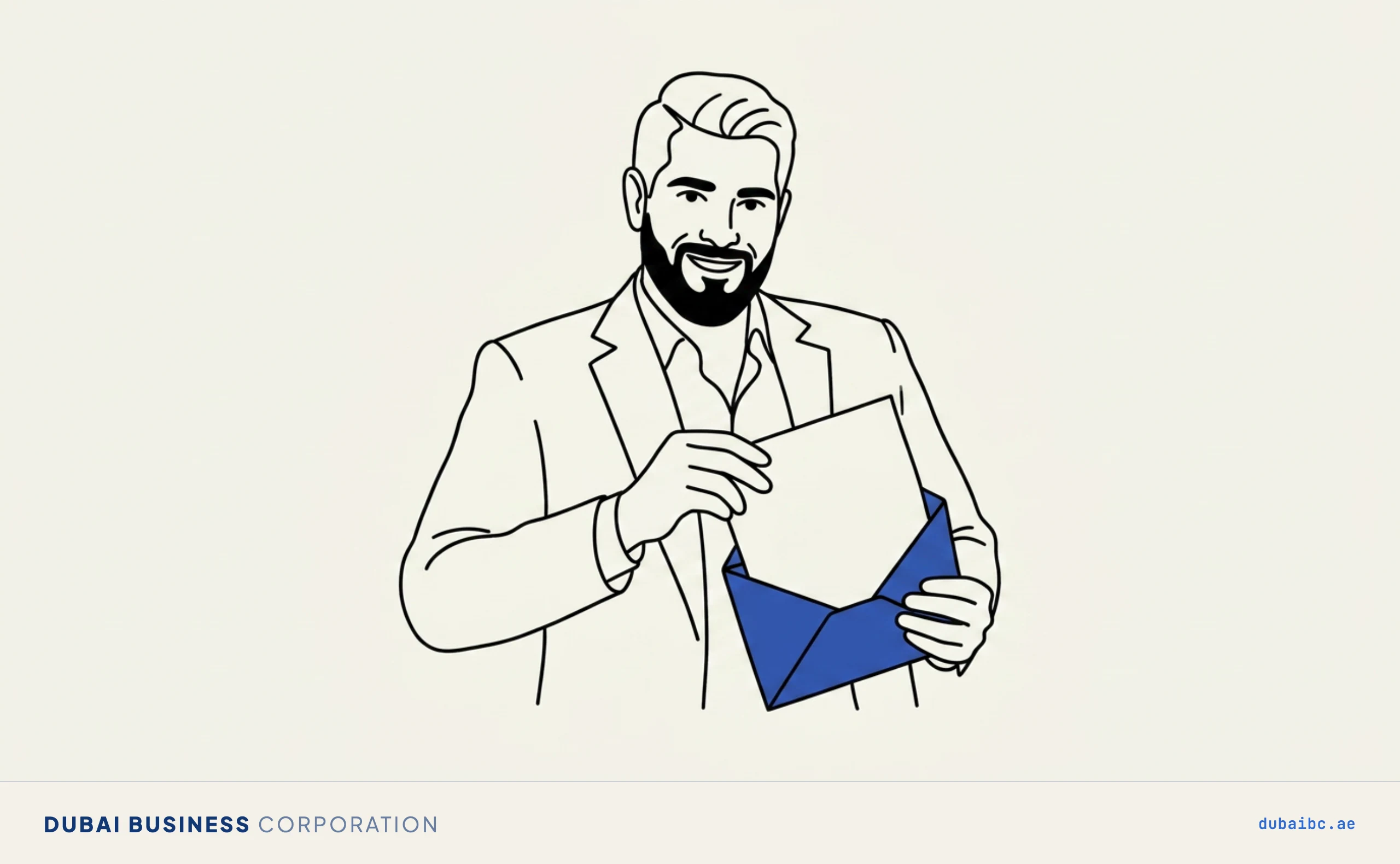 Ali slips an invoice into an envelope for a client abroad.
