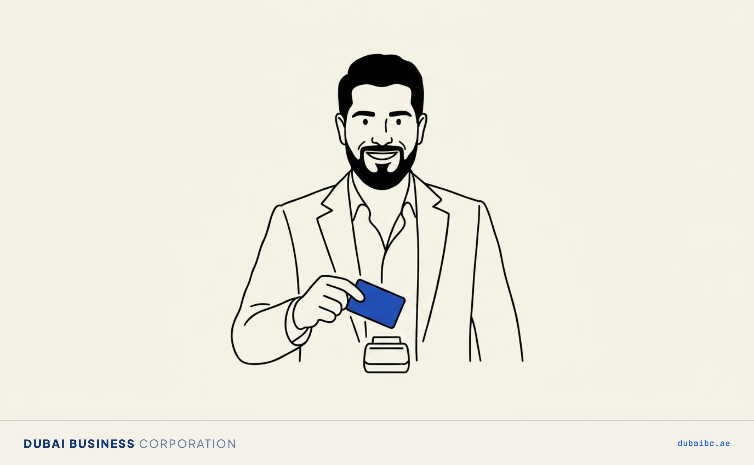 Ali with a payment card, online payments