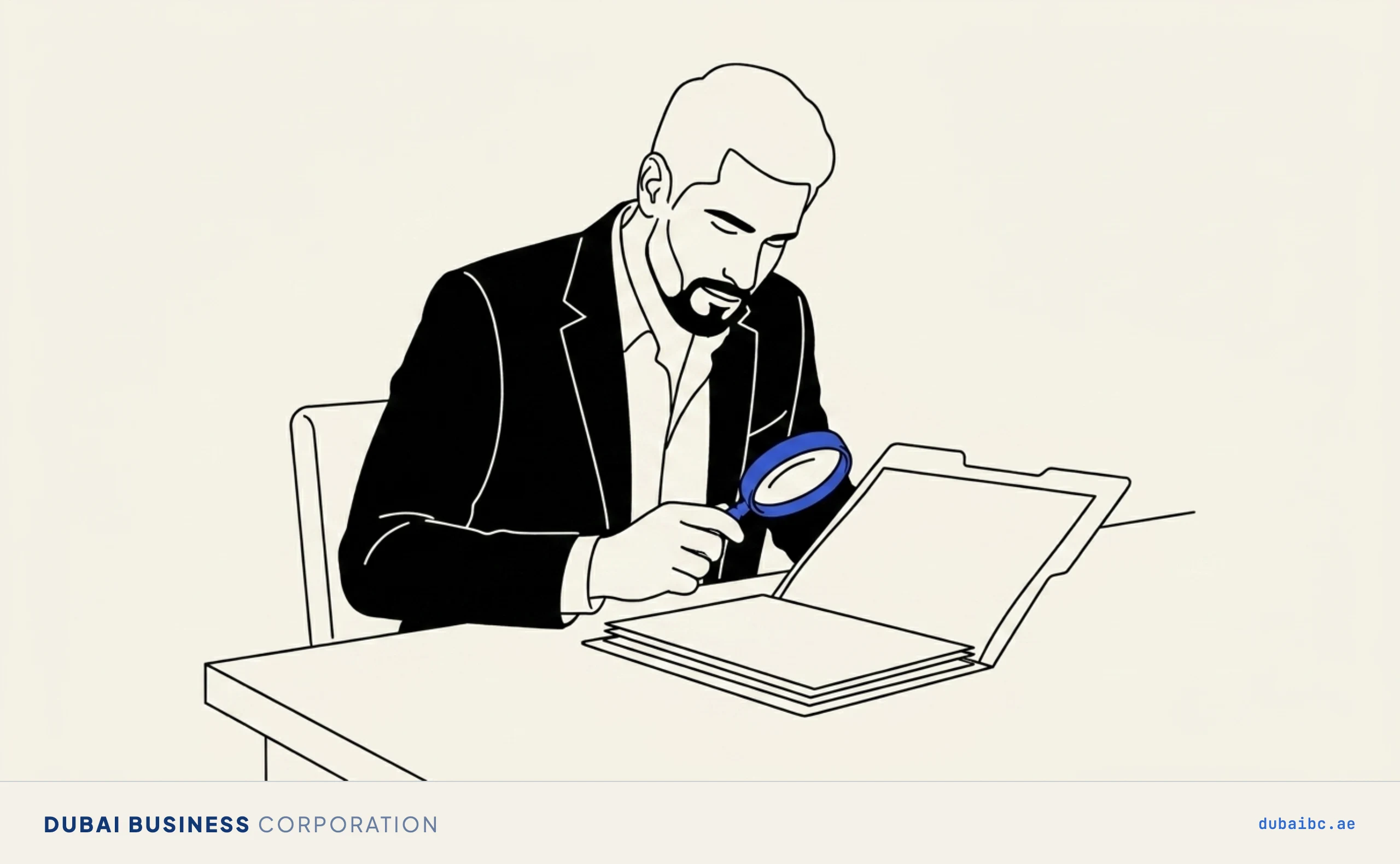 Ali with a magnifying glass, what a bank checks