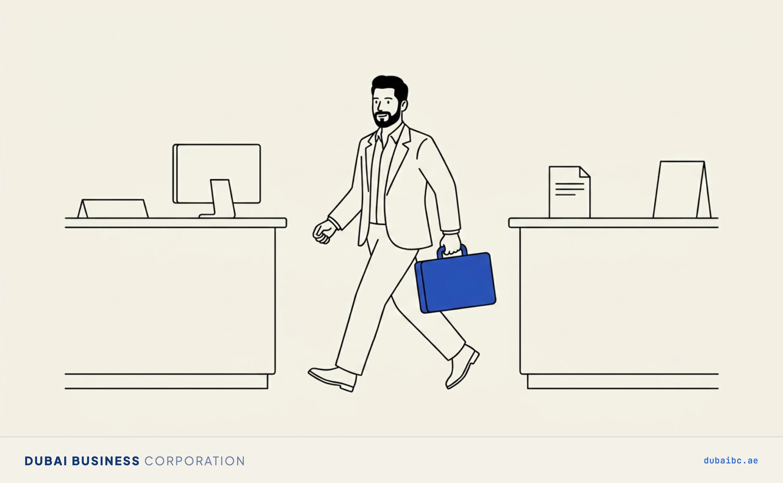 Ali carrying a briefcase between counters, what a PRO does