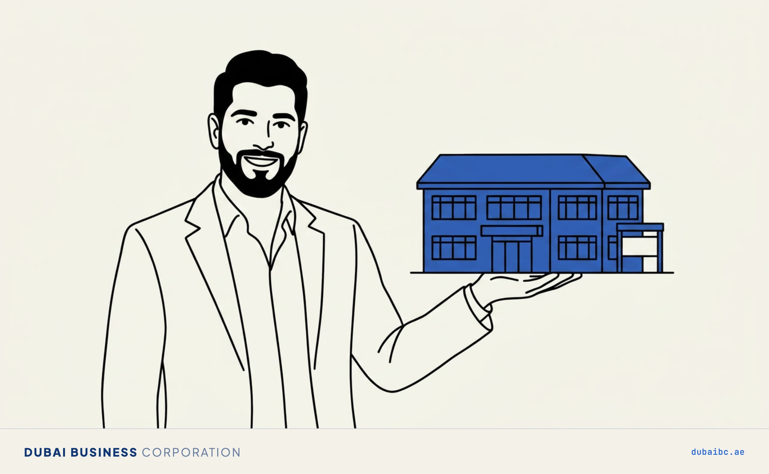 Ali presenting a building, what RAKEZ is