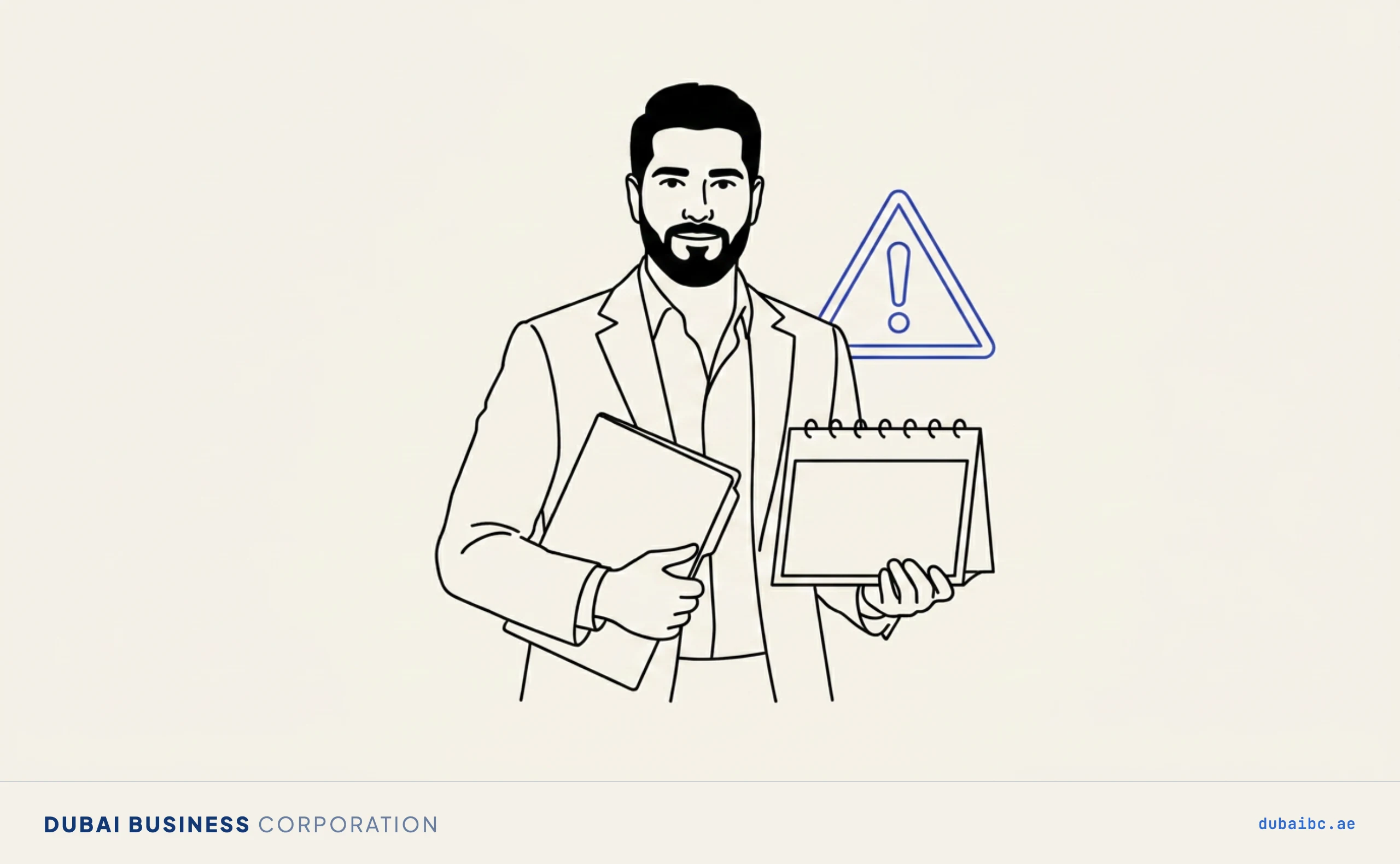 Ali by a warning triangle, late deregistration penalty