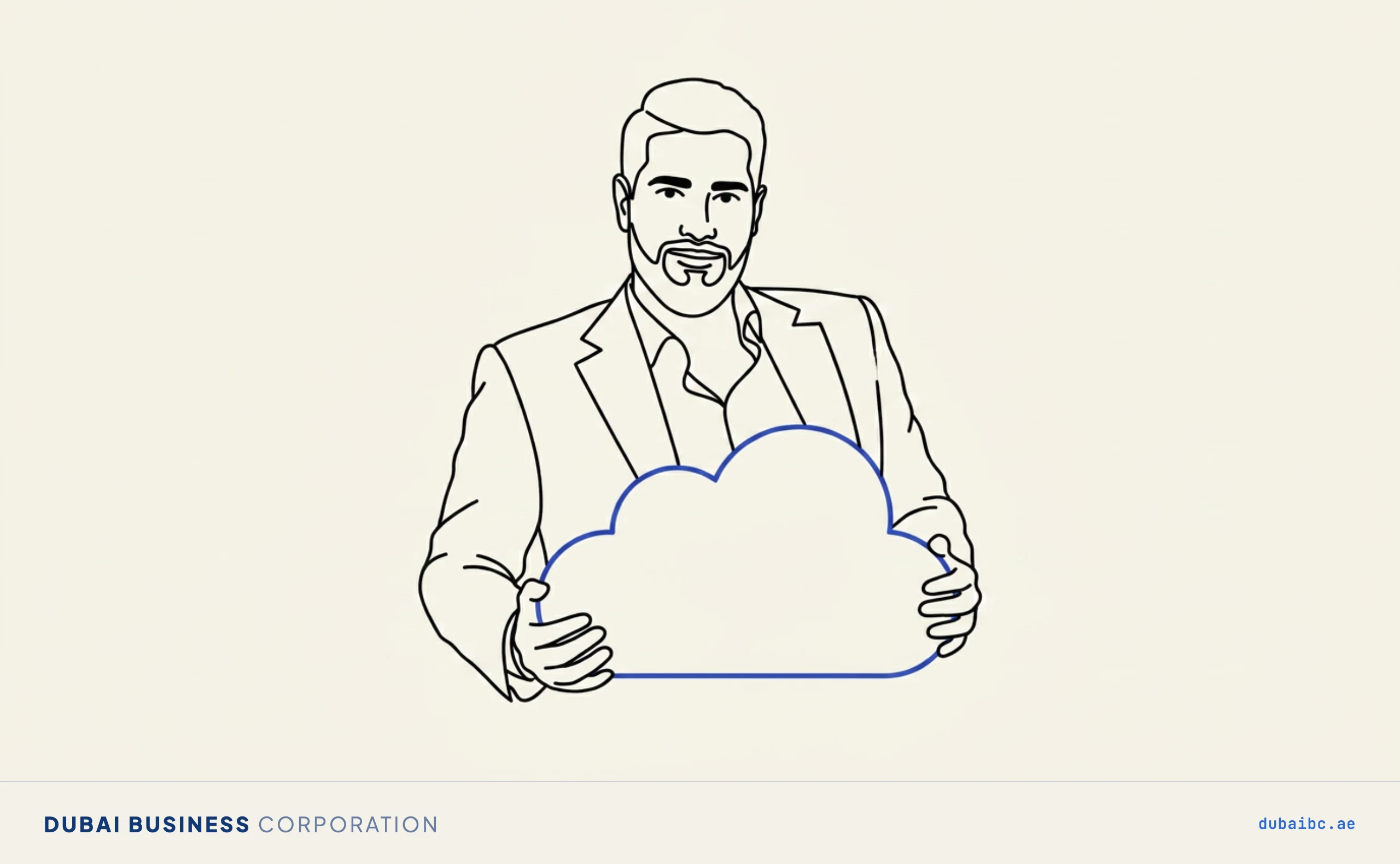 Ali holds a cloud, services versus goods.