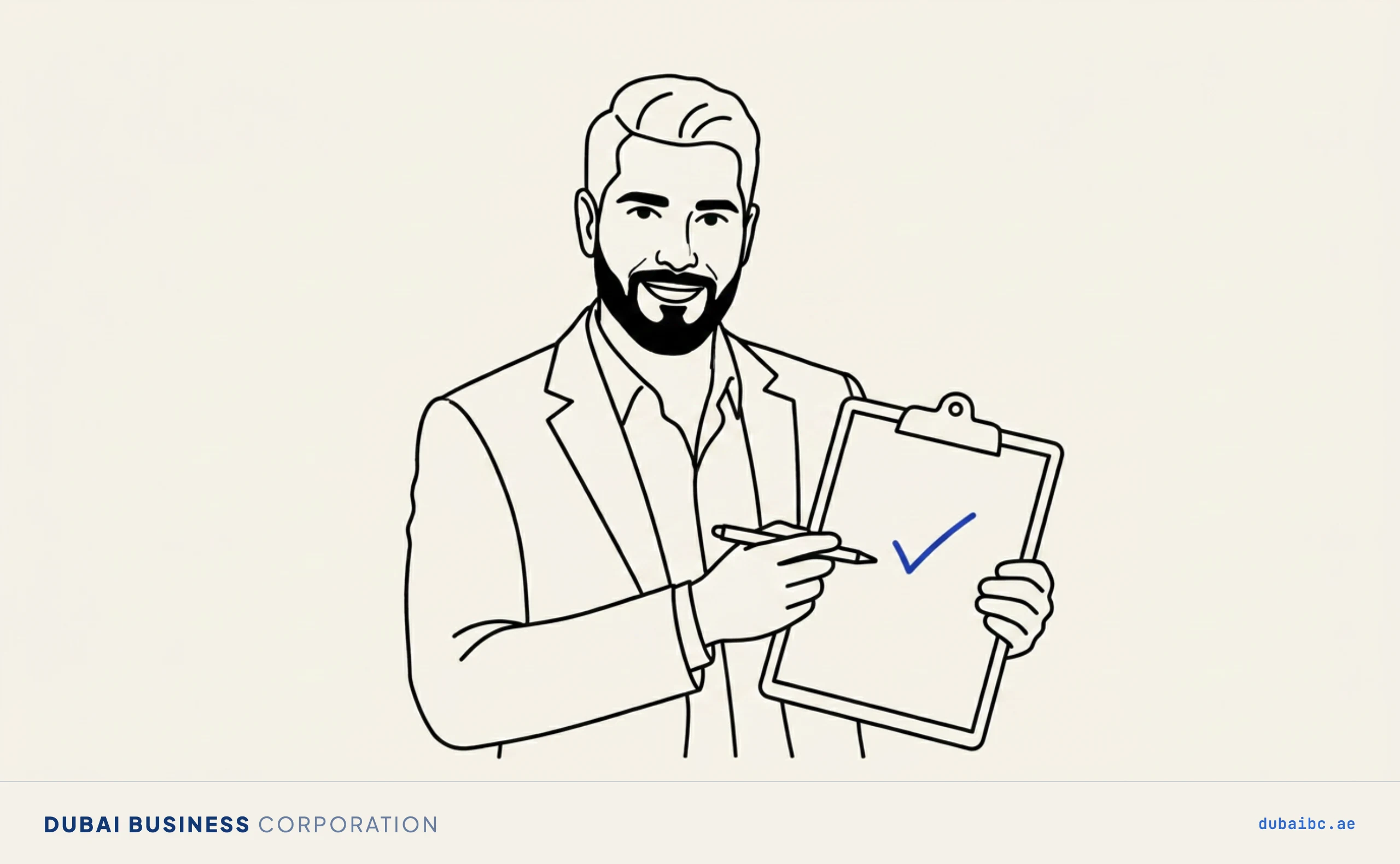 Ali marks a blank invoice with a tick.