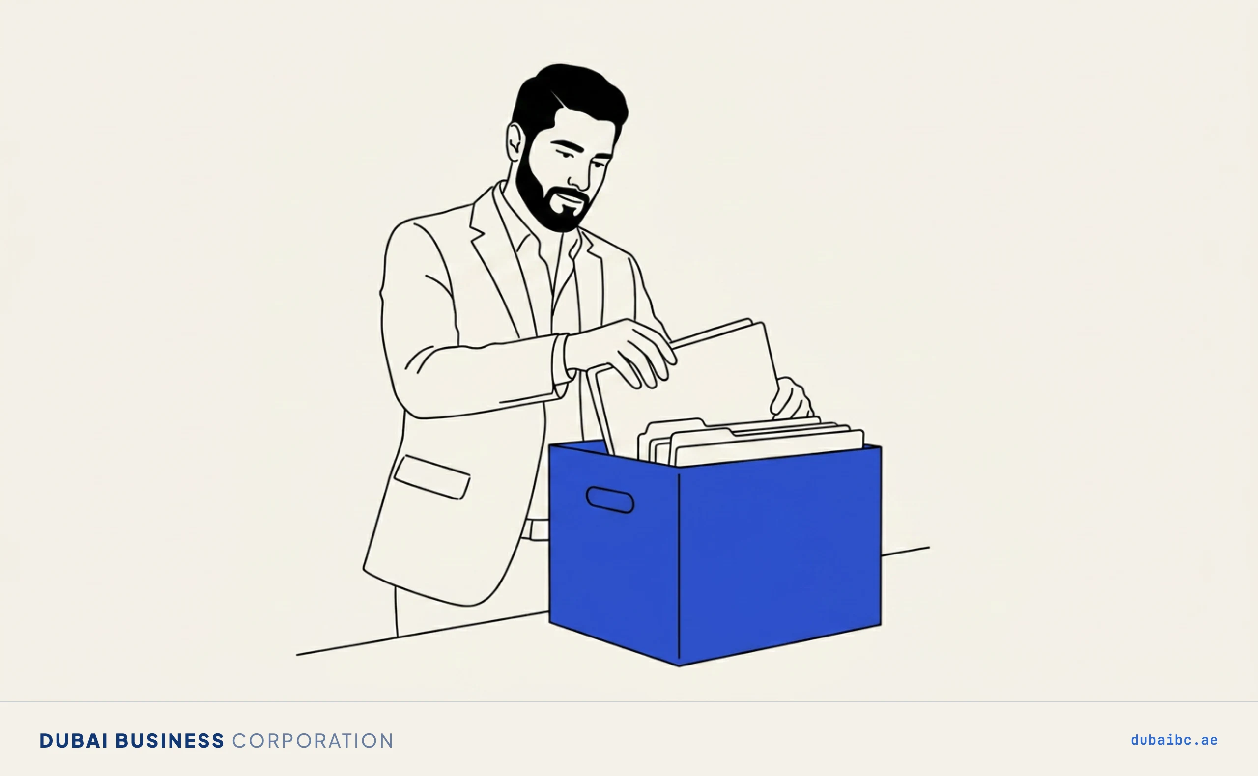 Ali filing into an archive box, records you must keep